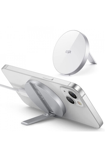 ESR MagSafe Compatible Wireless Charger with Stand - HaloLock - White