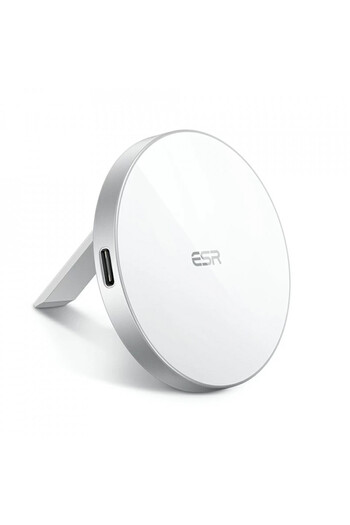 ESR MagSafe Compatible Wireless Charger with Stand - HaloLock - White