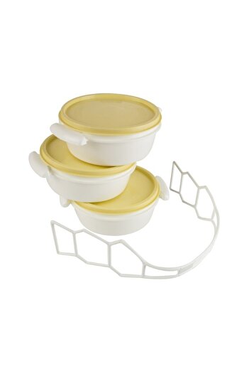 gogiva Set of food containers, Plastic, 3x500 ml, 3 pcs