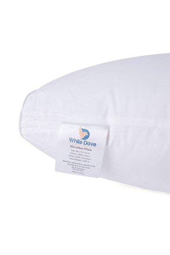 KBOX Luxury Microfiber Cotton Pillow 1300g – Soft Breathable Double-Ply Comfort for Deep Relaxed Sleep