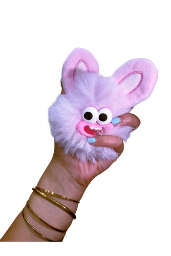 DORA-SS Pink Rabbit Carm Keychain
