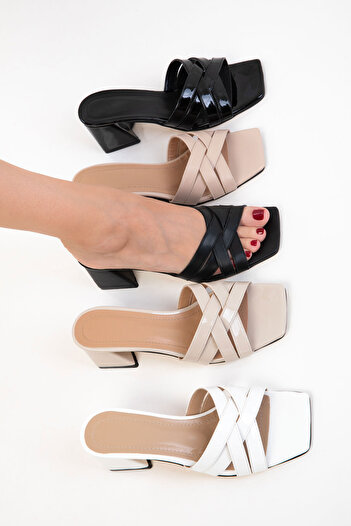 SOHO Black Women's Classic Heeled Shoes 20768
