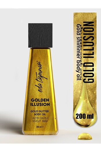 Eda Taşpınar 200 ml Glitter Body Oil - Golden Illusion (EGX91)