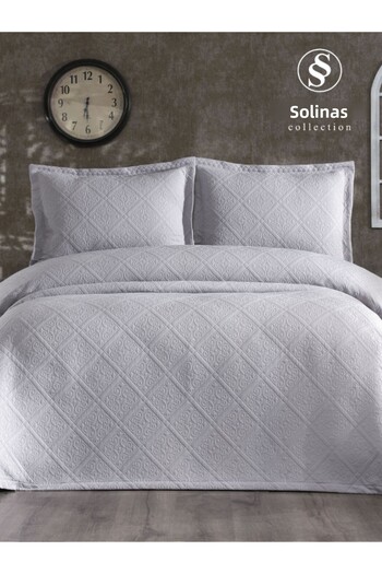 Solinas Collection Soldi Sole Gray Double Bedspread