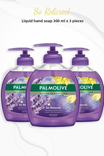 Palmolive Aroma Sensations So Relaxed Liquid Soap 300 ml x 3 Pieces
