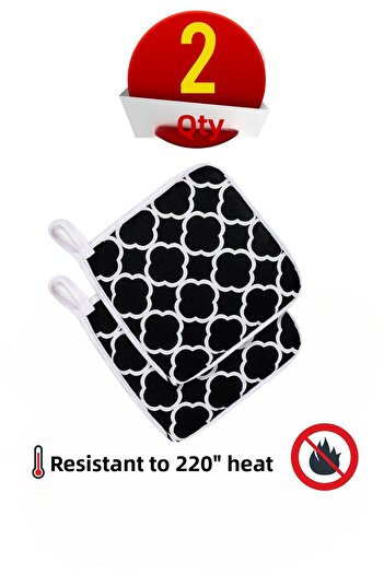 Morlay 2 Pcs Pot and Oven Holder 220 Degree Heat Resistant Holder & Kitchen Cooking Equipment Holder