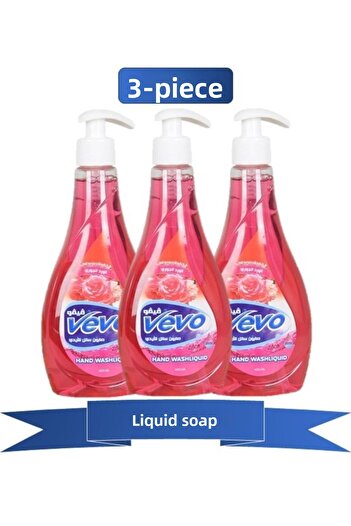 Vevo Liquid Soap Red Roses Scented 400 ml 3 Pieces