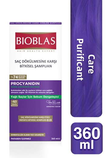 Bioblas 360 Ml+360 Ml Shampoo for Oily Hair