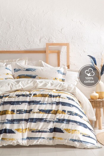 Yataş Stain Ranforce Beige Double Duvet Cover Set