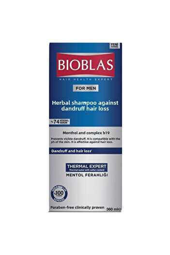 Bioblas 360 Ml Shedding Hair with Bran - Shampoo Formen