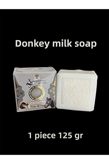 ANTEPLİHANI Donkey Milk Soap, Donkey Milk, Natural Handmade Natural Soap, Soap (1 Pc 125 Gr)