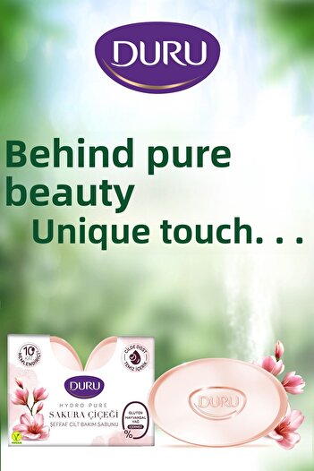 Duru Hydro Pure Sakura Flower 6 Pieces Soap 3X270 Gr Gluten Free