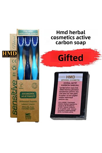 Herbadent Mr. Fresh Hmd Sensitive Medium Hard Toothbrush - 3 Pieces