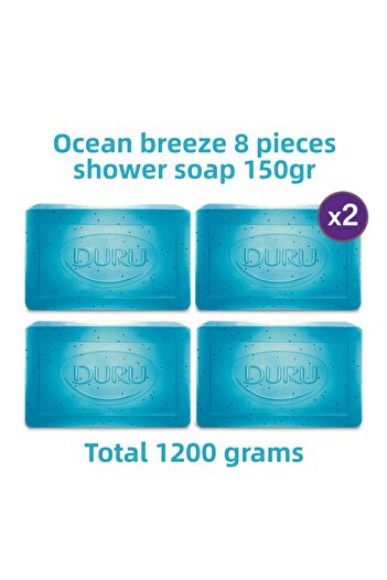 Duru Fresh Sensations Ocean Freshness 8 Pieces Shower Soap 2x600gr