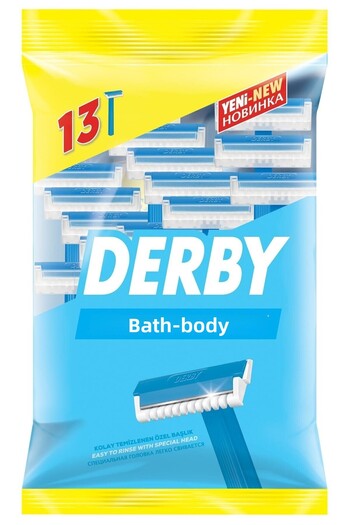 Derby Shaving Razor Bath 10+3 Body X 2 Pieces