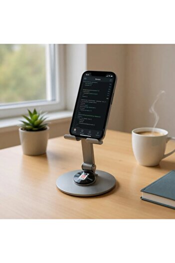 Beşiktaş Bandrolled & Original High Quality Metal 360 Rotatable Adjustable Phone Tablet Stand