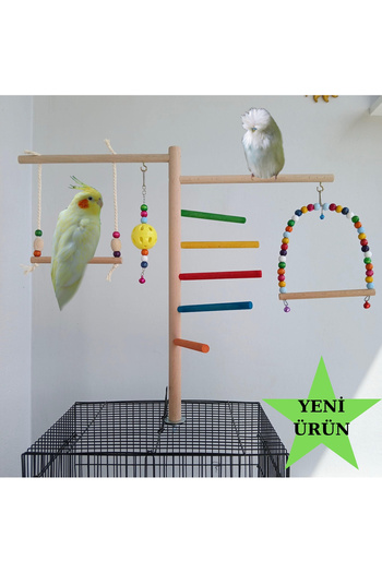 ADAPATİ PET Cave Top Bird Playground