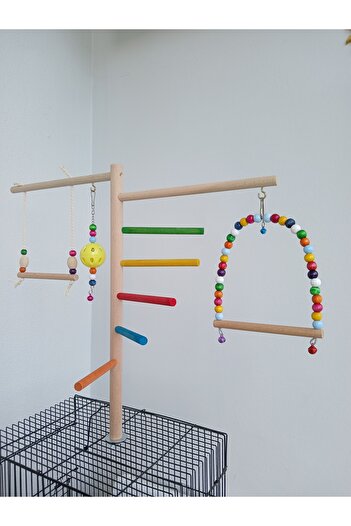 ADAPATİ PET Cave Top Bird Playground