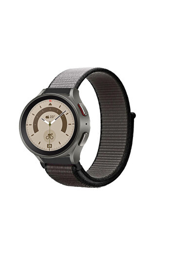 Tagomoon Samsung Galaxy Watch 4 5 6 7 Fe Serisi 40mm Ve 44mm Ile Uyumlu Spor Kumaş Cırt Cırtlı Kordon Kayış