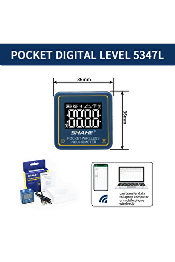 Choice1 With Wireless SHAHE New Portable Electronics Digital Level Protractor Inclinometer Mini Digital Mete