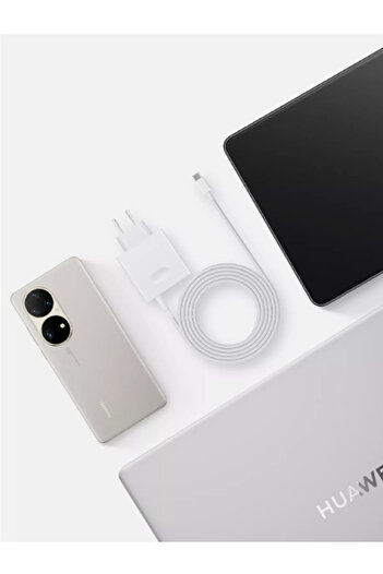 Huawei Matebook Ve Cep Telefonu Uyumlu 90w Supercharge Şarj Cihazı ( Adaptör + Kablo ) Set
