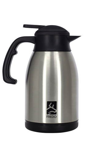 FREDO Big Therm 2 Lt Stainless Steel Inox Tea Thermos, 24 Hours Cold, 12 Hours Hot