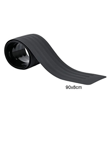 Choice 90x8cm Universal Car Trunk Door Sill Plate Protector Anti-Scratch Rubber Rear Bumper Guard Anti-Coll