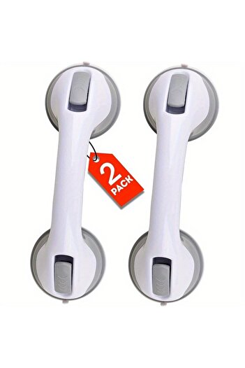 Choice 30cm 2pcs grey 1/2pcs Suction Grab Bars for Bathroom - Safety Hand Grips for Shower, Bathtub - Elder