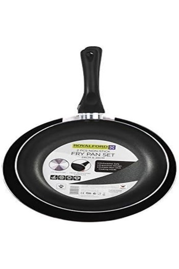 Chefline Aluminium Fry Pan, 20 Cm, Xf22r Eco-friendly Non-stick Saucepan For Healthy Cooking