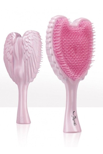 Prime Wet Tangle Detangler Hairbrush comb for women-Gloss Pink Bristles