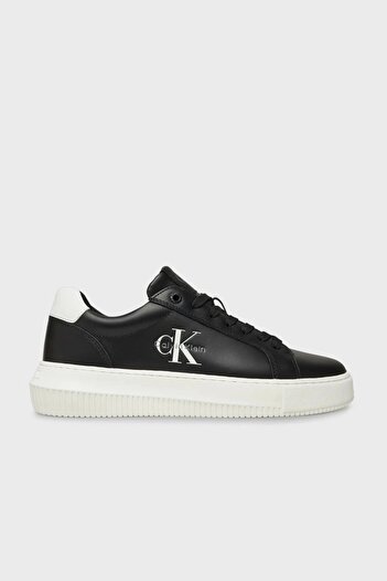 Calvin Klein Chunky Cupsole Mono Lth Wn Women's Black Sneaker Yw0Yw01872-0Gm