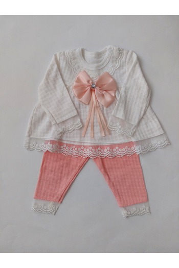 BABY WEAR Bow Lace Baby Set