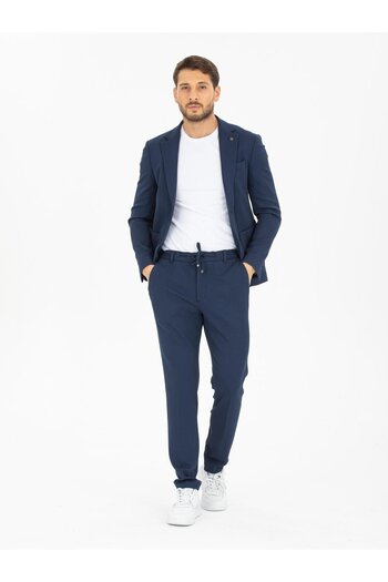 FASHİON PLAZA Sports Stringed Men's Suit Slim Fit Summer Full Lycra
