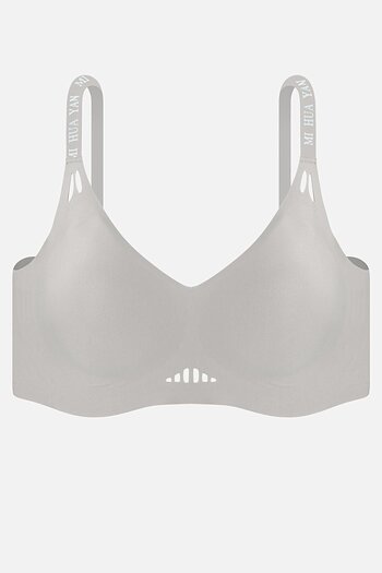 Wonna Ghost Laser Cut Seamless Bra Without Underwire - Non-Support - 2801 - Gray