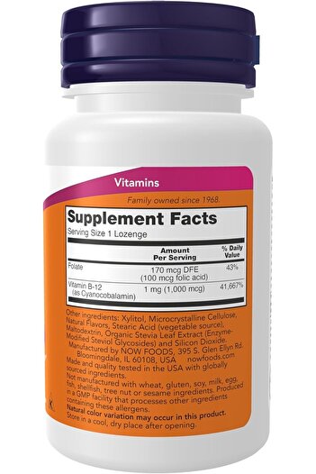 Now B12 1000mcg 100loz