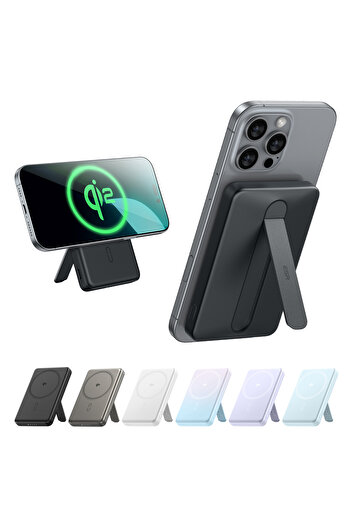 ESR |utility/powerbank/qi2 Magslim Kickstand/5000mah | Black