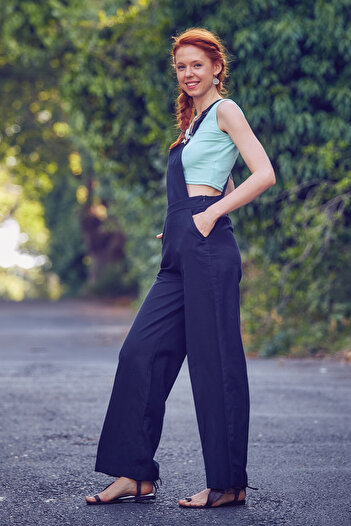 Los banditos Wide Leg Salopet Women's Jumpsuit
