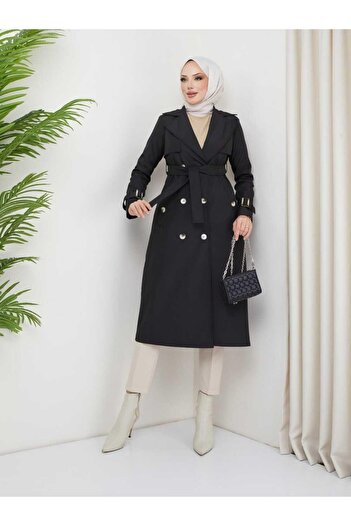 MODA Bondit Fabric Trench Coat - Gtrenc0001