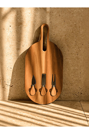 Minihol Oval Cheese Presentation Board with Nunda Blade
