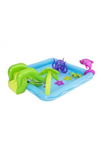 BESTWAY Inflatable Children's Playground Pool 2.39m x 2.06m x 86cm
