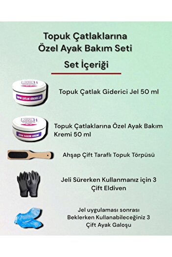 Pure Lounch Topuk Çatlak Giderici Ayak Bakım Seti