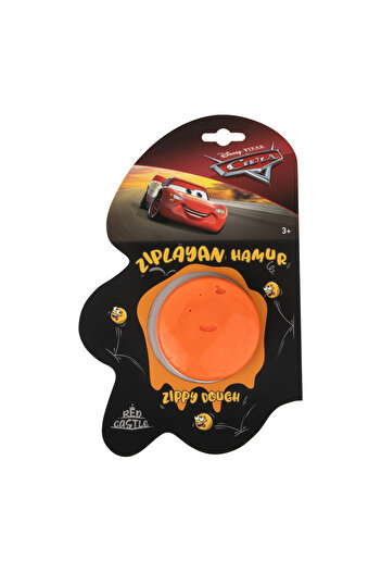 Red Castle Jumping Dough&Slime 30Gram-Disney Cars Orange (Zdb-33)