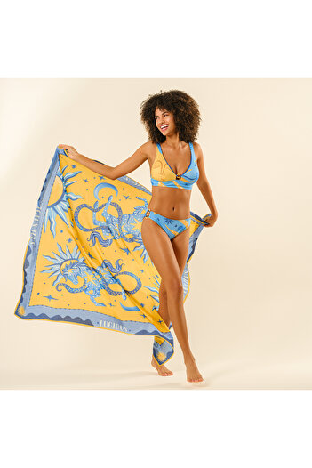 Zsa Zsa Zsu Daphne Bikini Üstü 23x21 Cm Mavi