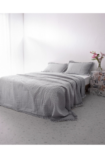 Madame Coco Medus Double Bedspread - Gray