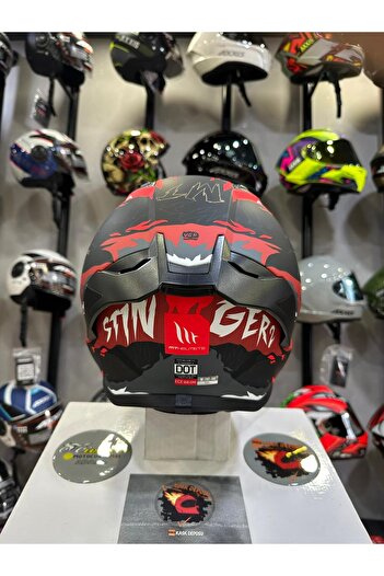 MT Helmets Stinger 2 Ardent B5 Mat Kapalı Motosiklet Kaskı