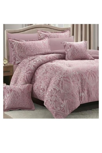 smart home Double-sided duvet set, 8-piece duvet, size 240x260 cm, filling (350 g/m²), microfiber