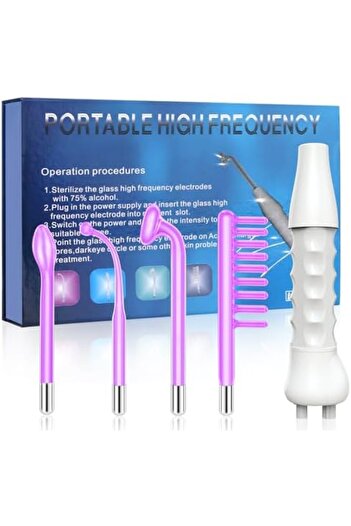 Bonjour High F-requency Wand, iklestar Handheld High F-requency Facial Machine for Hair Growth, Skin Tighten