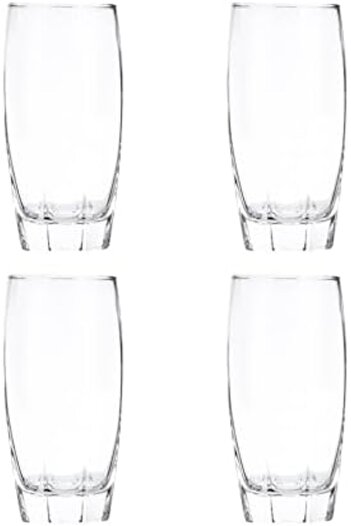 ALSAIF 4 Pieces Glass Cup Set