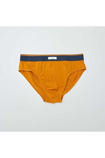 KIABI Pack of 3 printed briefs YELLOW