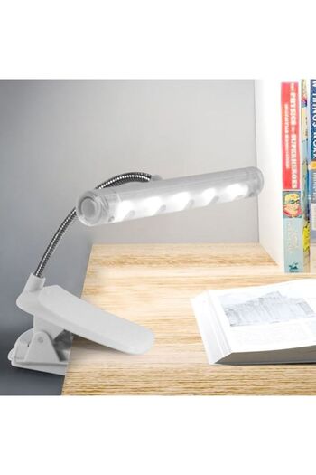 OEM Reading Lamp LED White with Clip White 15 cm